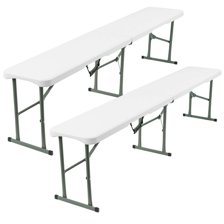 Heavy Duty 6ft Table and Benches Set