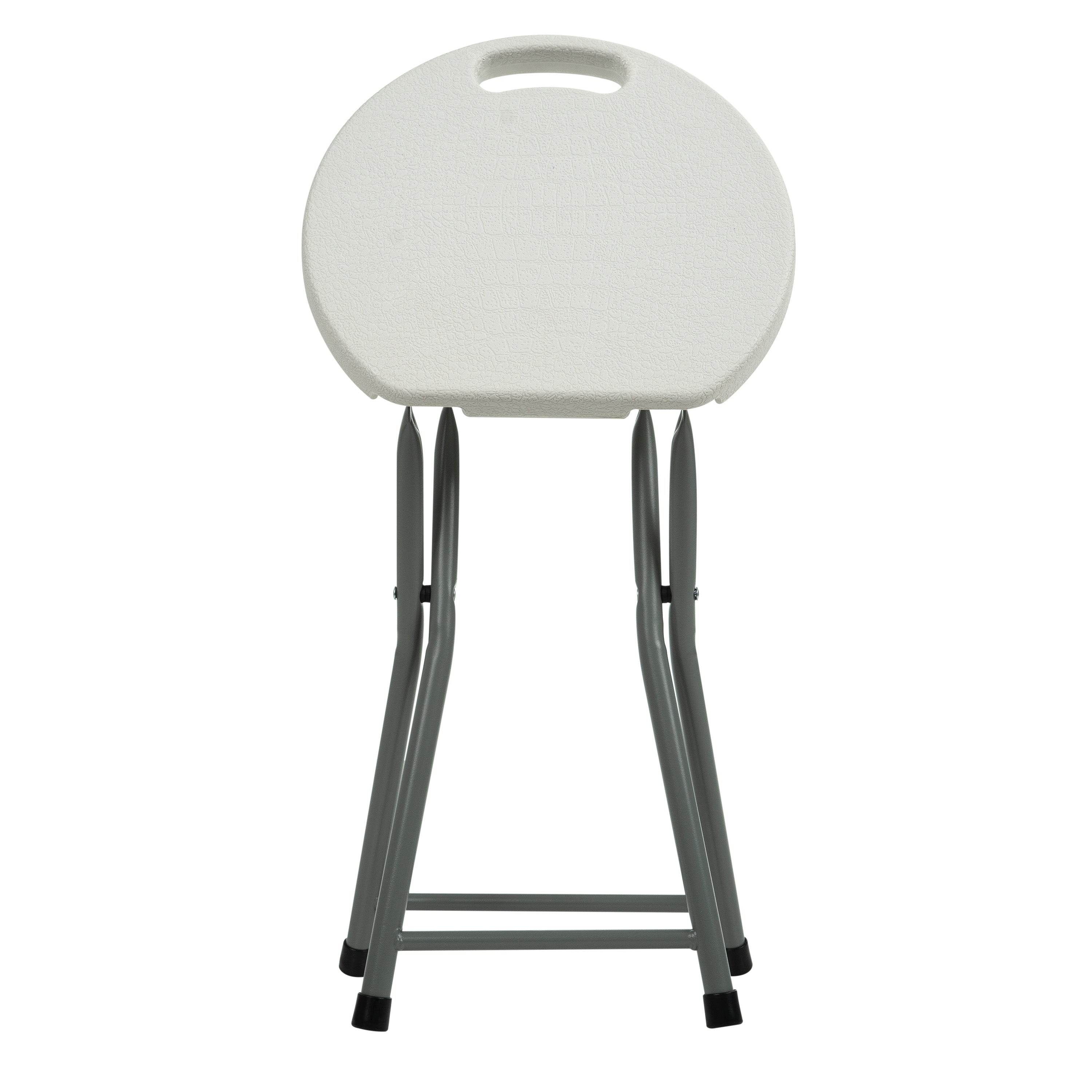 Folding Plastic Metal Frame Camping Stool