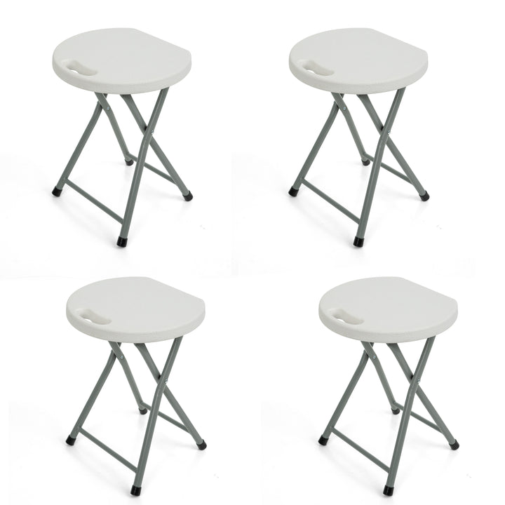 Folding Plastic Metal Frame Camping Stool