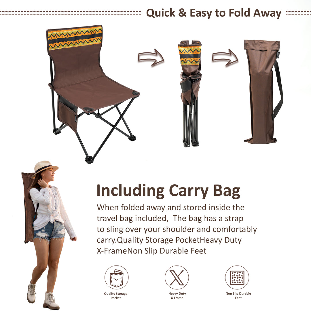 Outdoor Camping Folding Chair for Fishing