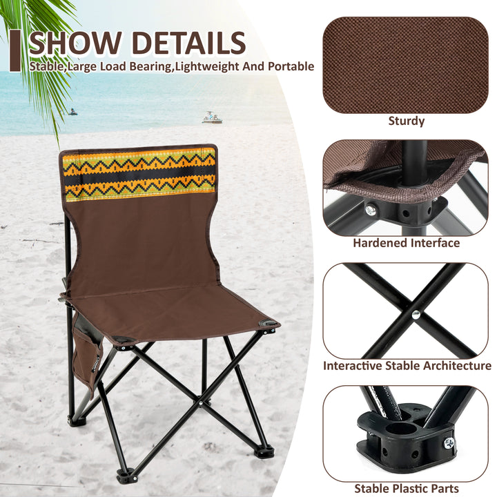 Outdoor Camping Folding Chair for Fishing