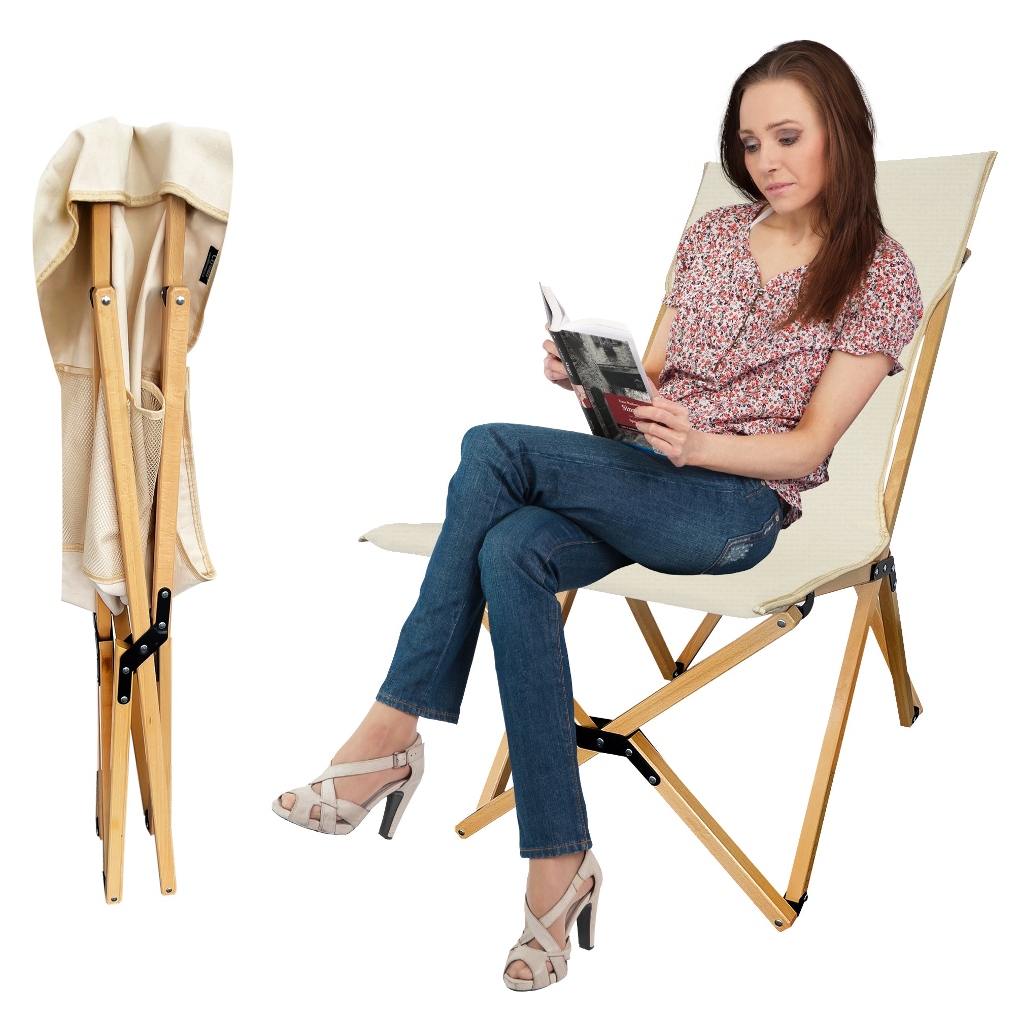 Portable Butterfly Canvas Chair for Adults [Set of 2]