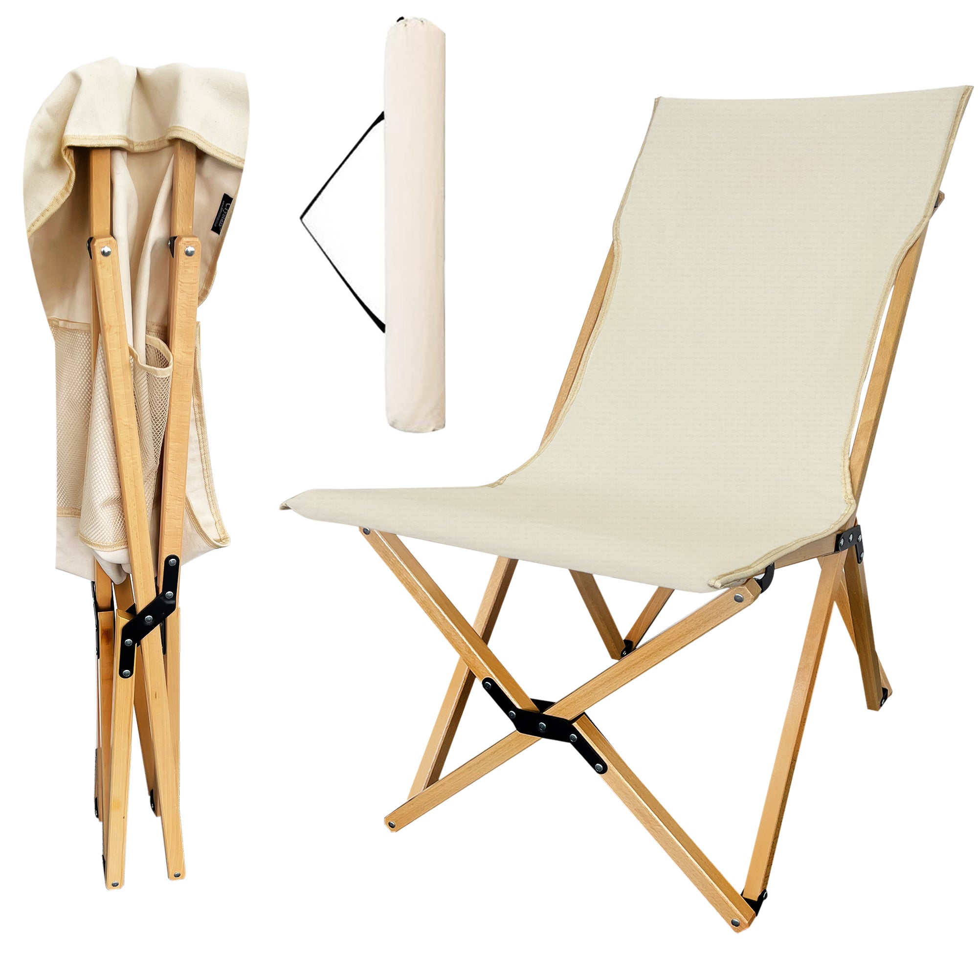 Portable Butterfly Canvas Chair for Adults [Set of 2]