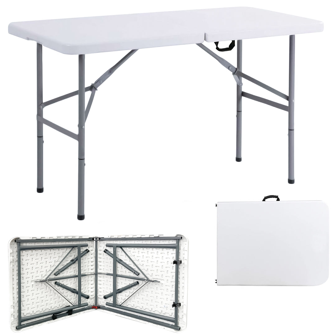 4ft Trestle Catering Heavy Duty Folding Tables [Set of 2]