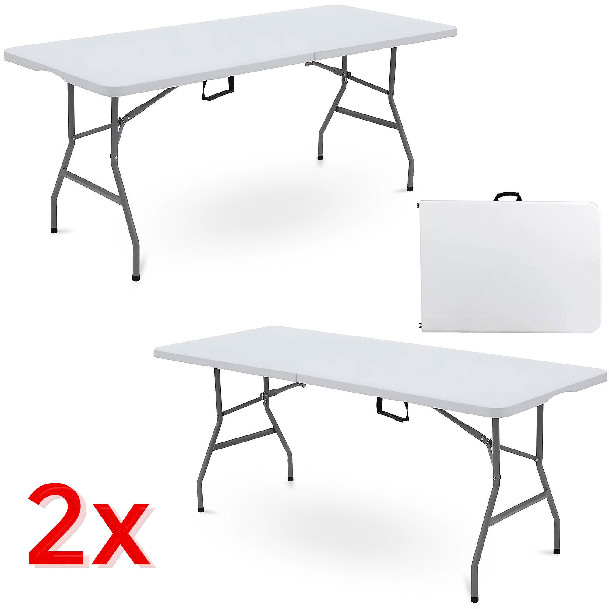 6ft Folding Table for Indoor and Outdoor [Set of 2]