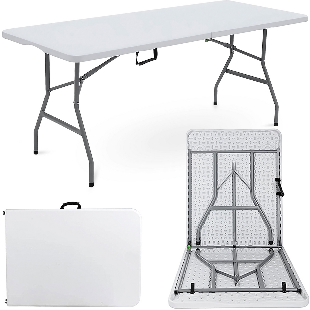 6 Feet - Heavy Duty Trestle Camping Folding Table