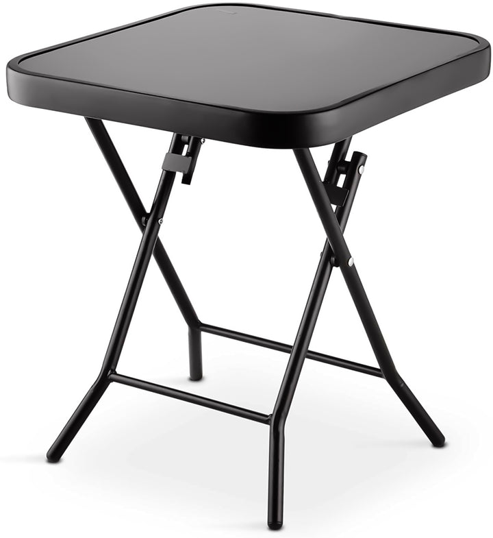 Glass Top Garden Folding Table