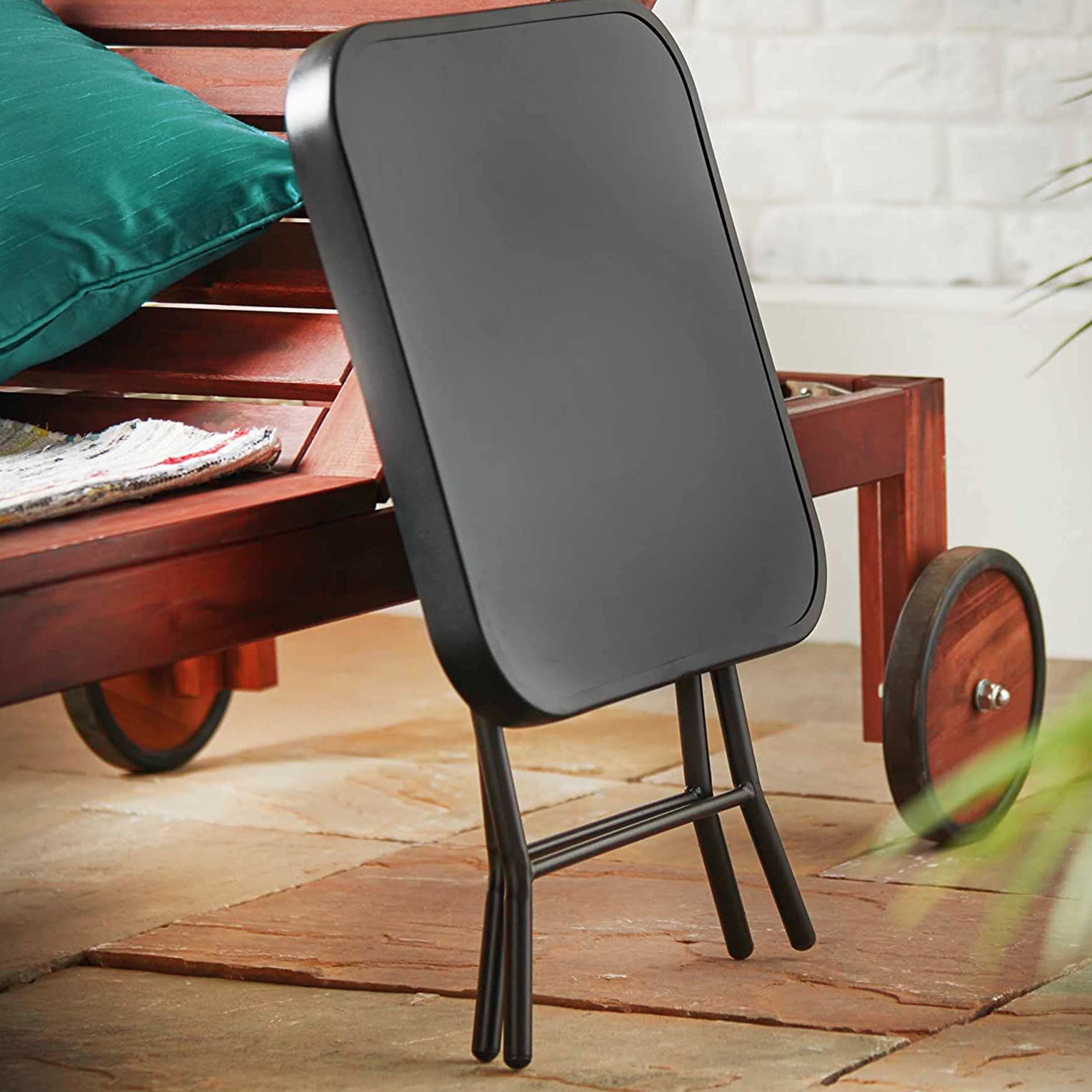 Camping Chairs with Glass Top Side Table