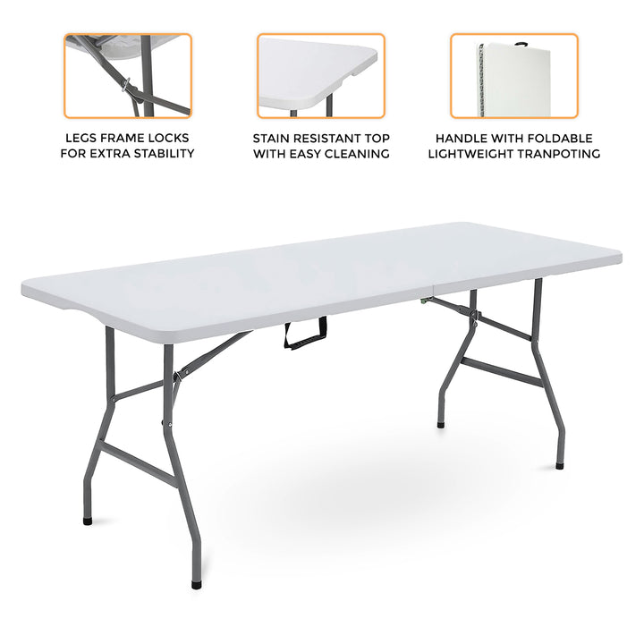 6ft Folding Table for Indoor and Outdoor [Set of 2]